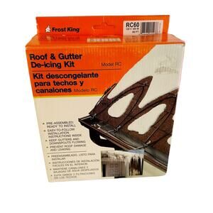 Frost King RC60 Roof & Gutter De-Icing Kit 120v 60 Feet NEW